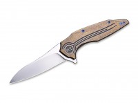 Taschenmesser, Bronze, Flipper, Framelock, CPM-S-35VN, Titan Taschenmesser, Bronze, Flipper, Framelock, CPM-S-35VN, Titan