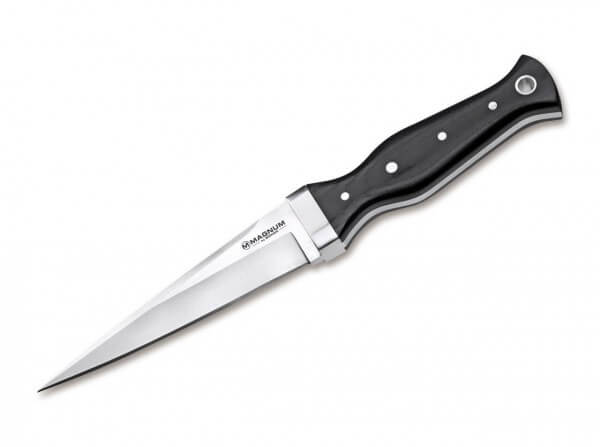 Feststehendes Messer, Schwarz, Feststehend, 440A, Micarta