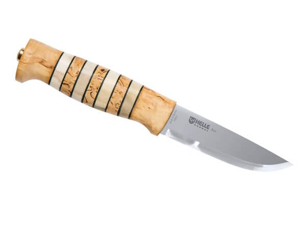 Feststehendes Messer, Braun, H3LS, Birkenholz