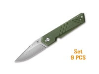 Taschenmesser, Grün, Daumenpin, Sonstiges, X35Cr16N, Polyamid Taschenmesser, Grün, Daumenpin, Sonstiges, X35Cr16N, Polyamid