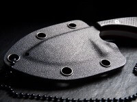 Vorschau: Feststehendes Messer, Schwarz, D2, G10 Vorschau: Feststehendes Messer, Schwarz, D2, G10