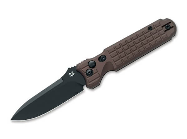 Taschenmesser, Bronze, Druckknopf, Button Lock, N690, Aluminium