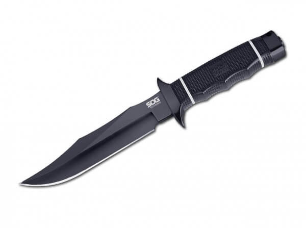 Feststehendes Messer, Schwarz, Feststehend, AUS-8, Kunststoff