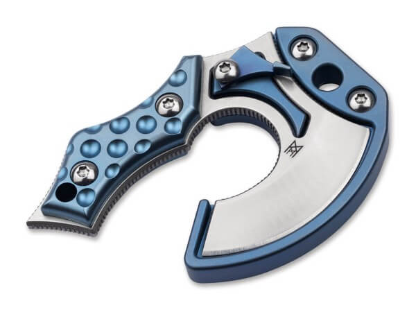 Axt / Tomahawk, Blau, 14C28N, Titan