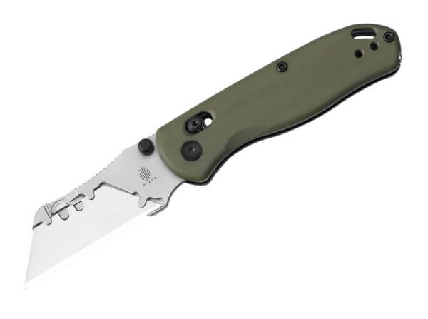Taschenmesser, Grün, Daumenpin, Schieberiegel, SK-5, G10
