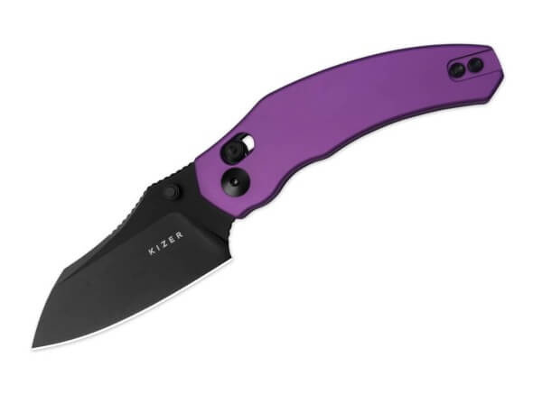Taschenmesser, Violett, Daumenpin, Schieberiegel, Nitro-V, Aluminium