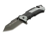 Taschenmesser, Grau, Flipper, Linerlock, 7Cr17MoV, Aluminium Taschenmesser, Grau, Flipper, Linerlock, 7Cr17MoV, Aluminium