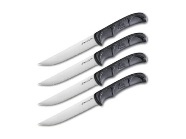 Feststehendes Messer, Schwarz, 420J2, TPE