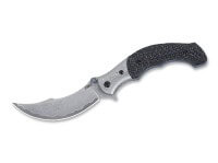 Taschenmesser, Schwarz, Flipper, Linerlock, Damast, Kohlefaser Taschenmesser, Schwarz, Flipper, Linerlock, Damast, Kohlefaser