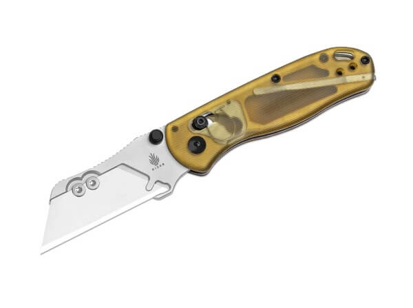 Taschenmesser, Gelb, Daumenpin, Schieberiegel, SK-5, Kunststoff