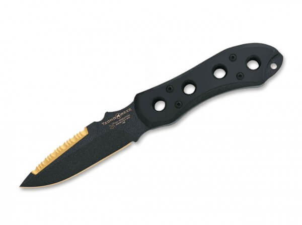 Feststehendes Messer, Schwarz, Feststehend, 440B, G10