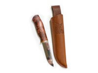 Feststehendes Messer, Braun, Feststehend, 12C27, Birkenholz Feststehendes Messer, Braun, Feststehend, 12C27, Birkenholz