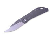 Taschenmesser, Grau, Nagelhau, Slipjoint, N690, Titan Taschenmesser, Grau, Nagelhau, Slipjoint, N690, Titan