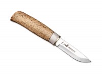 Feststehendes Messer, Braun, Feststehend, 12C27, Birkenholz Feststehendes Messer, Braun, Feststehend, 12C27, Birkenholz