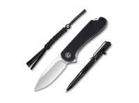 Taschenmesser, Schwarz, Flipper, Framelock, D2, G10 Taschenmesser, Schwarz, Flipper, Framelock, D2, G10