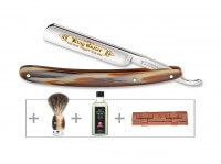 Rasiermesser, Braun, Kohlenstoffstahl, Kunsthorn Rasiermesser, Braun, Kohlenstoffstahl, Kunsthorn