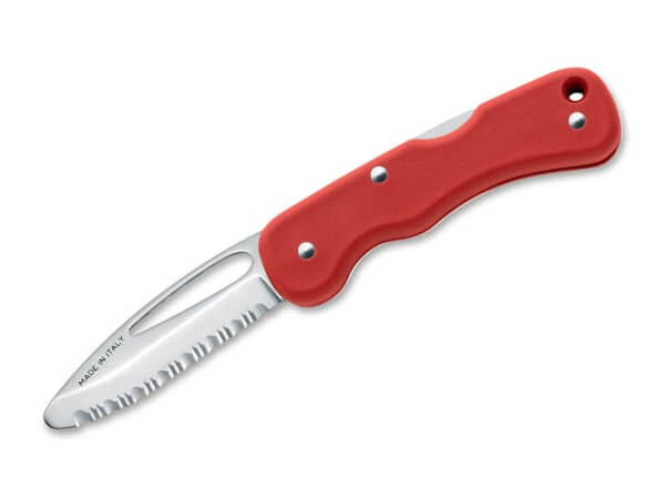 Taschenmesser, Rot, Daumenöffnung, Backlock, 4034, GFK