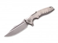 Taschenmesser, Silber, Flipper, Framelock, CPM-S-35VN, Titan Taschenmesser, Silber, Flipper, Framelock, CPM-S-35VN, Titan