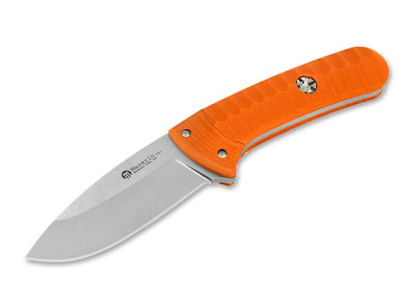 Feststehendes Messer, Orange, 440C, G10