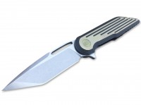 Taschenmesser, Gold, Flipper, Framelock, M390, Titan Taschenmesser, Gold, Flipper, Framelock, M390, Titan