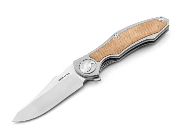 Taschenmesser, Braun, Flipper, Framelock, CPM-S-35VN, Titan