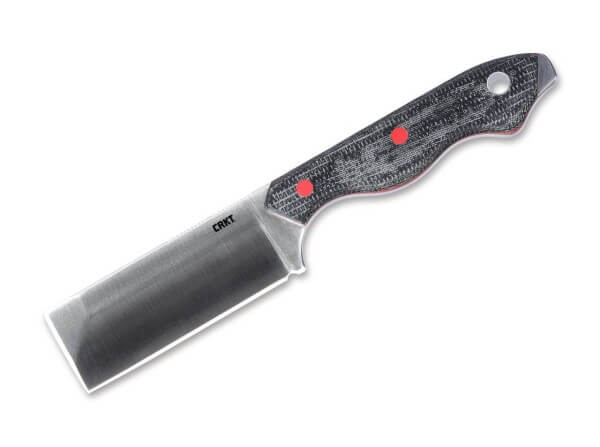Feststehendes Messer, Schwarz, D2, Kunststoff