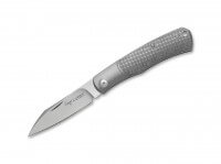 Taschenmesser, Grau, Nagelhau, Slipjoint, M390, Titan Taschenmesser, Grau, Nagelhau, Slipjoint, M390, Titan