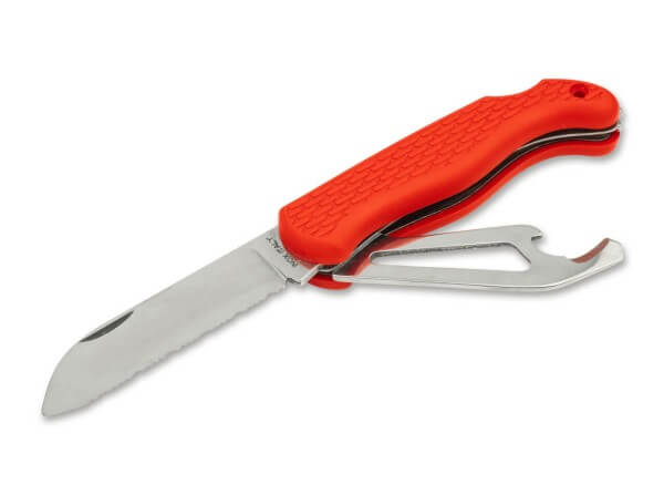 Taschenmesser, Rot, Nagelhau, Backlock, 4034, TPE