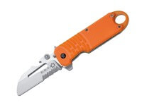 Taschenmesser, Orange, Flipper, Linerlock, N690, Kunststoff Taschenmesser, Orange, Flipper, Linerlock, N690, Kunststoff