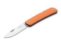 Taschenmesser, Orange, Nagelhau, Slipjoint, 12C27, Kunststoff Taschenmesser, Orange, Nagelhau, Slipjoint, 12C27, Kunststoff