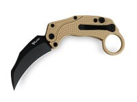 Taschenmesser, Braun, Nein, Button Lock, N690, Aluminium Taschenmesser, Braun, Nein, Button Lock, N690, Aluminium