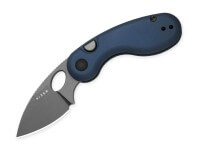 Taschenmesser, Blau, Daumenöffnung, Button Lock, 14C28N, Aluminium Taschenmesser, Blau, Daumenöffnung, Button Lock, 14C28N, Aluminium