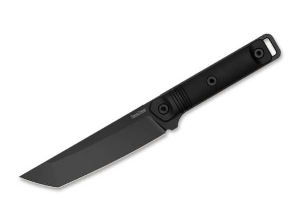 Feststehendes Messer, Schwarz, 65MN, Polypropylen