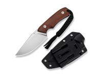 Feststehendes Messer, Braun, 14C28N, Bubingaholz Feststehendes Messer, Braun, 14C28N, Bubingaholz