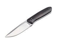 Feststehendes Messer, Schwarz, Feststehend, N690, Grenadillholz Feststehendes Messer, Schwarz, Feststehend, N690, Grenadillholz