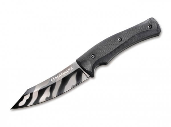 Feststehendes Messer, Schwarz, Feststehend, 440A, G10