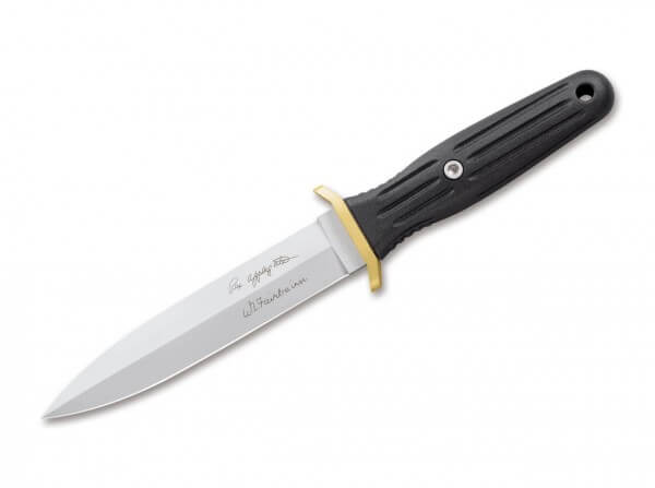 Feststehendes Messer, Schwarz, 440C, Kunststoff