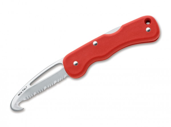 Taschenmesser, Rot, Daumenöffnung, Backlock, 4034, FRN