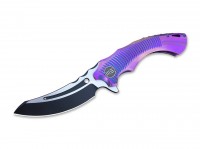 Taschenmesser, Violett, Flipper, Framelock, M390, Titan Taschenmesser, Violett, Flipper, Framelock, M390, Titan