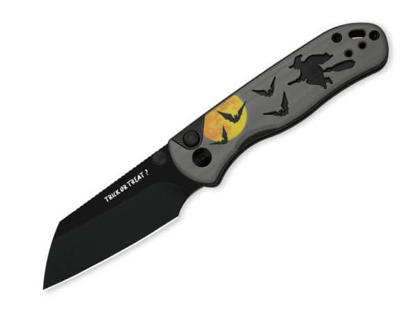 Taschenmesser, Schwarz, Daumenpin, Button Lock, Nitro-V, G10