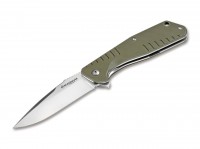 Taschenmesser, Khaki, Flipper, Linerlock, 440A, G10 Taschenmesser, Khaki, Flipper, Linerlock, 440A, G10