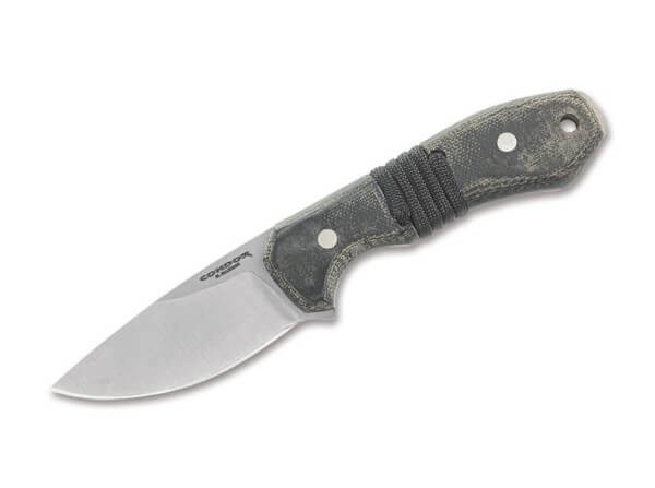 Feststehendes Messer, Schwarz, 14C28N, Micarta