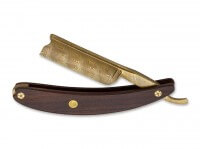 Rasiermesser, Braun, Damast, Wüsteneisenholz Rasiermesser, Braun, Damast, Wüsteneisenholz