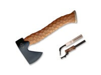 Axt / Tomahawk, Braun, 5Cr15MoV, Buchenholz Axt / Tomahawk, Braun, 5Cr15MoV, Buchenholz