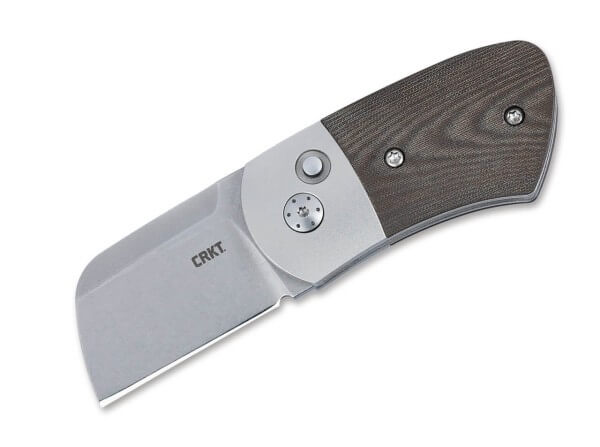 Taschenmesser, Grün, Druckknopf, Button Lock, MagnaCut, Micarta