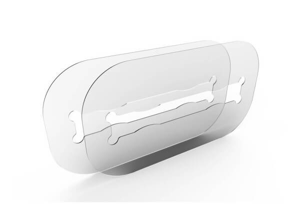Schärfgerät, Transparent