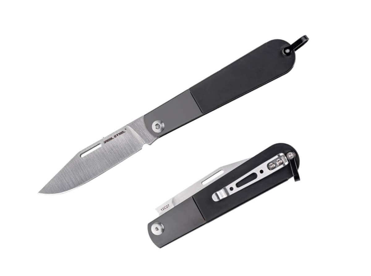 Fox Knives Vulpis 130 Grenade Pattern Titanium | Böker Solingen