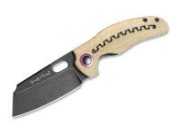 Taschenmesser, Braun, Daumenöffnung, Linerlock, Nitro-V, Micarta Taschenmesser, Braun, Daumenöffnung, Linerlock, Nitro-V, Micarta