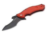 Taschenmesser, Orange, Flipper, Linerlock, N690, G10 Taschenmesser, Orange, Flipper, Linerlock, N690, G10