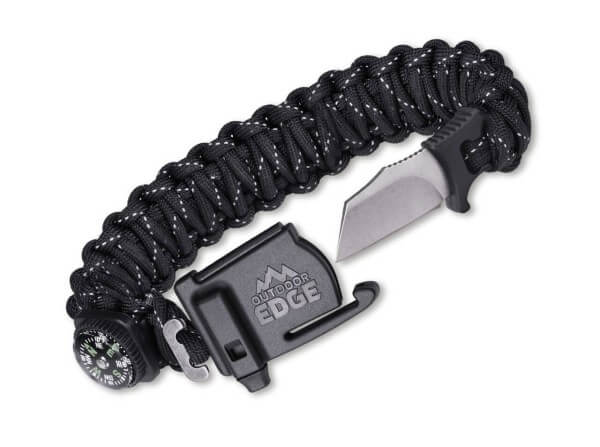 Paracord Artikel, Schwarz, 8Cr13MoV, Nylon